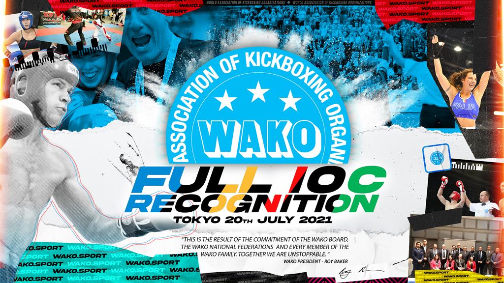 WAKO attains Olympic recognition from the International Olympic Committee (IOC)